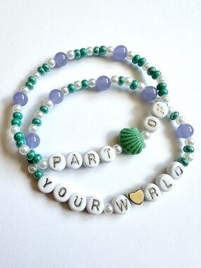 Mermaid Inspired Bracelet Set Part of Your World